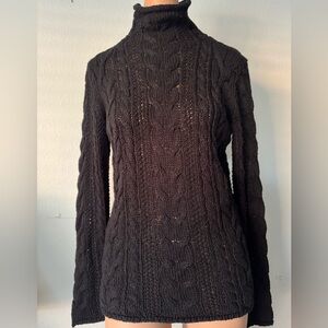 LRL Lauren Jeans Co Cable Knit Sweater Size Small